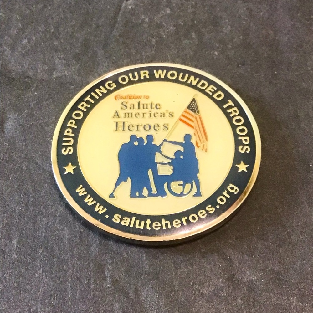 Wounded troops Silver Medallion